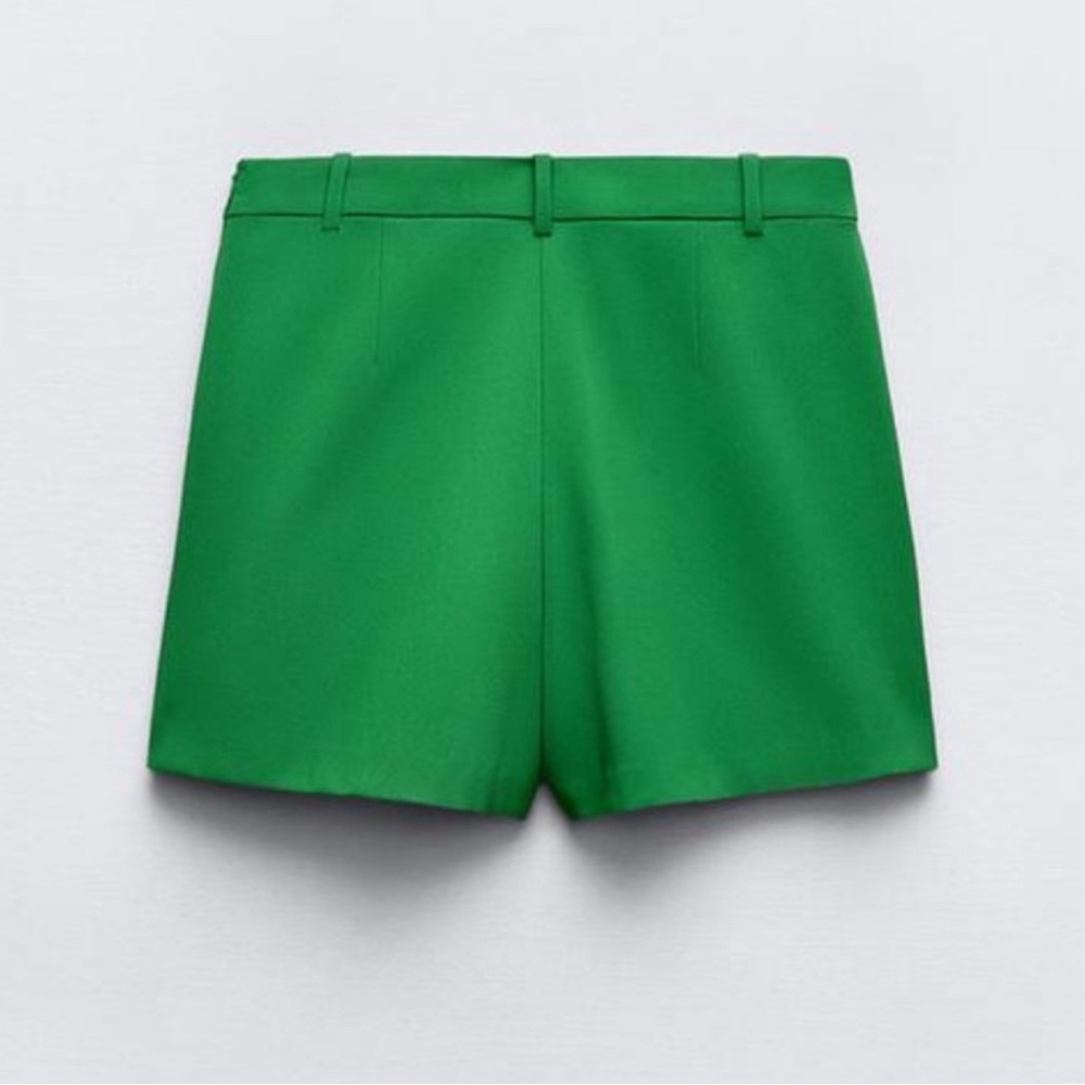 Zara Wrap Front Skort Green - Picture 4 of 13